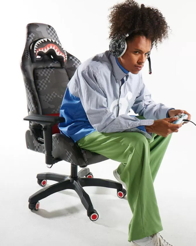 Sprayground Sedia Gaming 3AM - Design Ergonimico con Rivestimento Premium, Edizione Limitata per Collezionisti