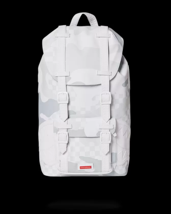 Zaino Sprayground Hills 3AM - Design Esclusivo Bianco con Trama Montagna