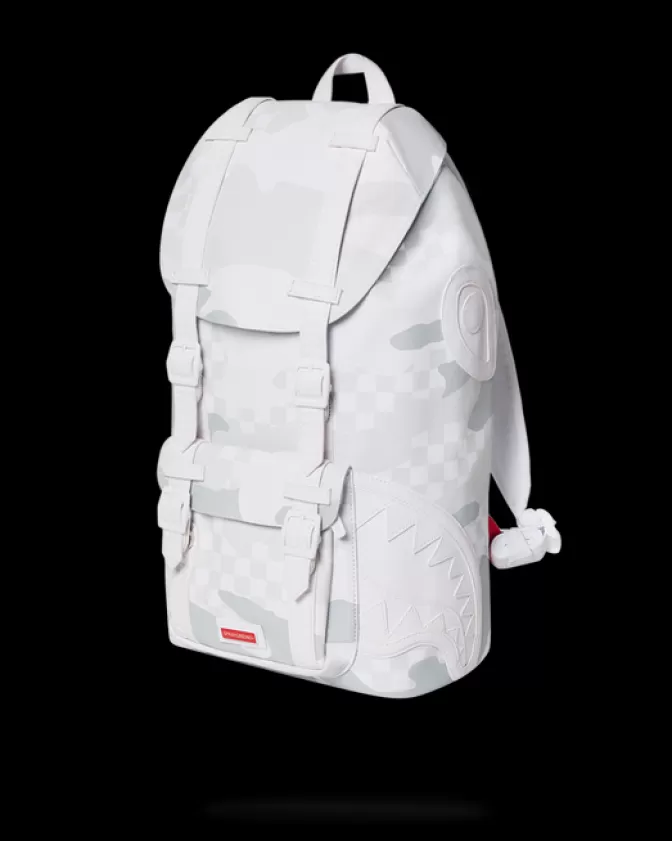 Zaino Sprayground Hills 3AM - Design Esclusivo Bianco con Trama Montagna