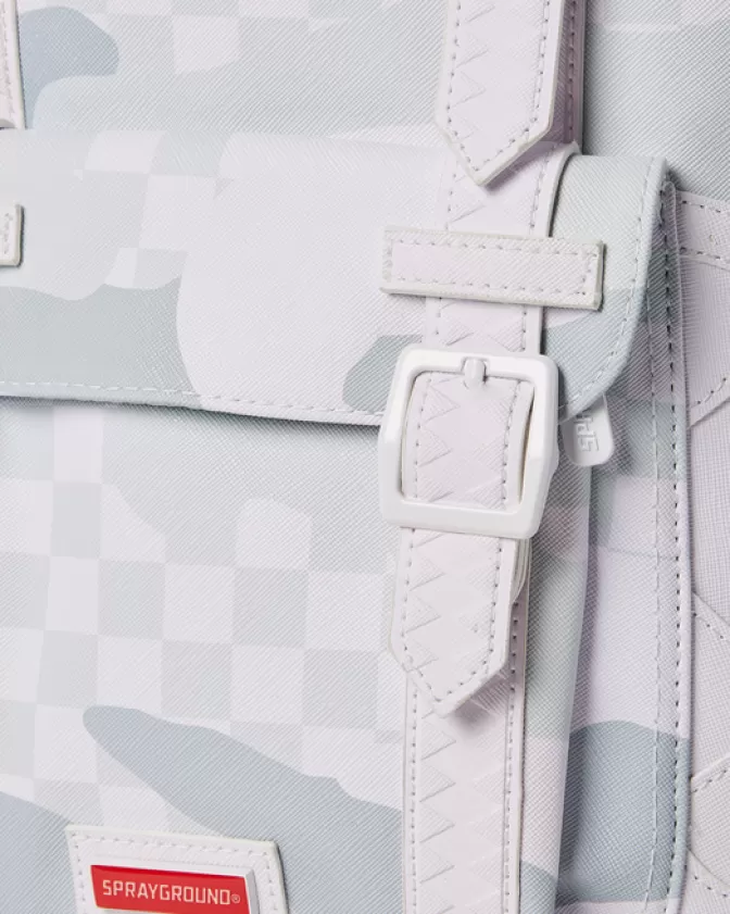 Zaino Sprayground Hills 3AM - Design Esclusivo Bianco con Trama Montagna
