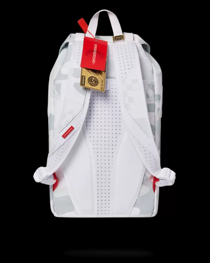 Zaino Sprayground Hills 3AM - Design Esclusivo Bianco con Trama Montagna