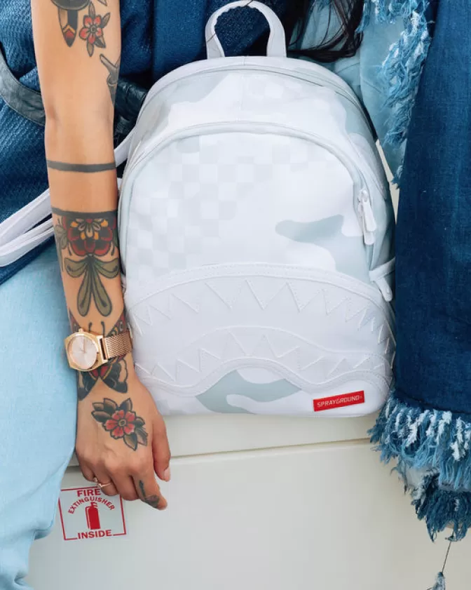 Sprayground Zaino Savages Collezione Esclusiva - Modello Bianco 3:00 AM con Design Urbano Audace