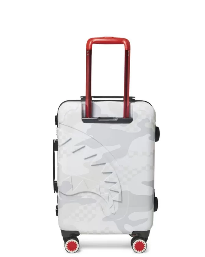 Valigia rigida Sprayground Sharknautics - Edizione Limitata Le Blanc 3AM con design esclusivo, bagaglio a mano ultraresistente per viaggiatori urbani