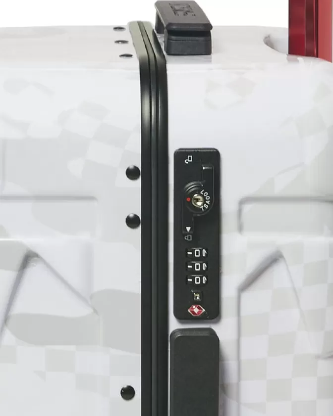 Valigia rigida Sprayground Sharknautics - Edizione Limitata Le Blanc 3AM con design esclusivo, bagaglio a mano ultraresistente per viaggiatori urbani