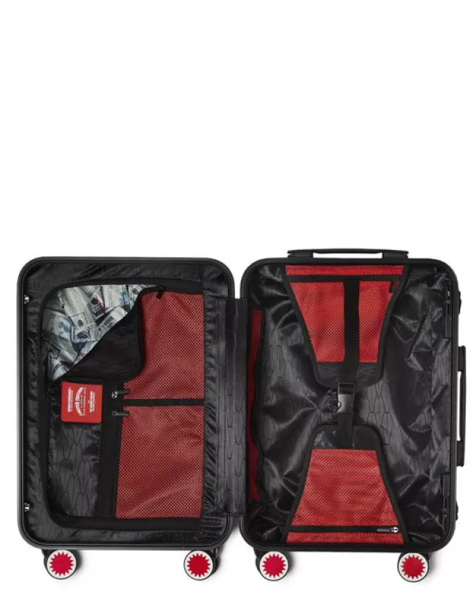 Valigia rigida Sprayground Sharknautics - Edizione Limitata Le Blanc 3AM con design esclusivo, bagaglio a mano ultraresistente per viaggiatori urbani