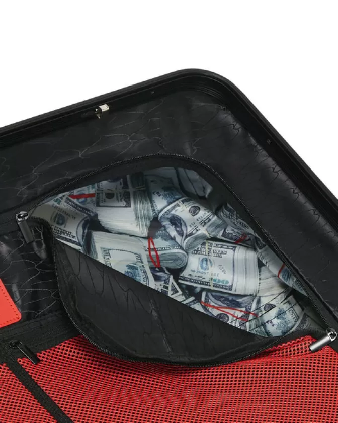 Valigia Rigida Sprayground 3AM Le Blanc - Design Squalo Futurista con Scocca Resistente, Formato Grande per Viaggi Lunghi - Edizione Speciale Nautica