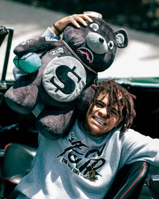 Sprayground Zaini Orsacchiotto Stile Urbano - Borsa Peluche 3AM Notte Fondi Senza Sosta - Design Esclusivo MoneyBear con Tasche Multifunzionali - Zaino Teddy Bear Unisex per Strada e Viaggi