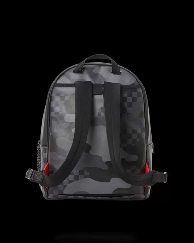 Sprayground Zaino SAVAGES - Design Unico con Sfumature Rosa Ispirato a un Castello, Ideale per Stile Audace e Utilizzo Notturno