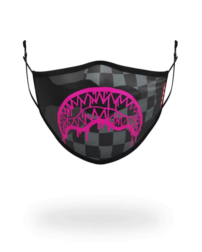 Sprayground 3AM: Trio Mascherine Stile Drip Rosa - Design Esclusivo per Protezione Stilosa