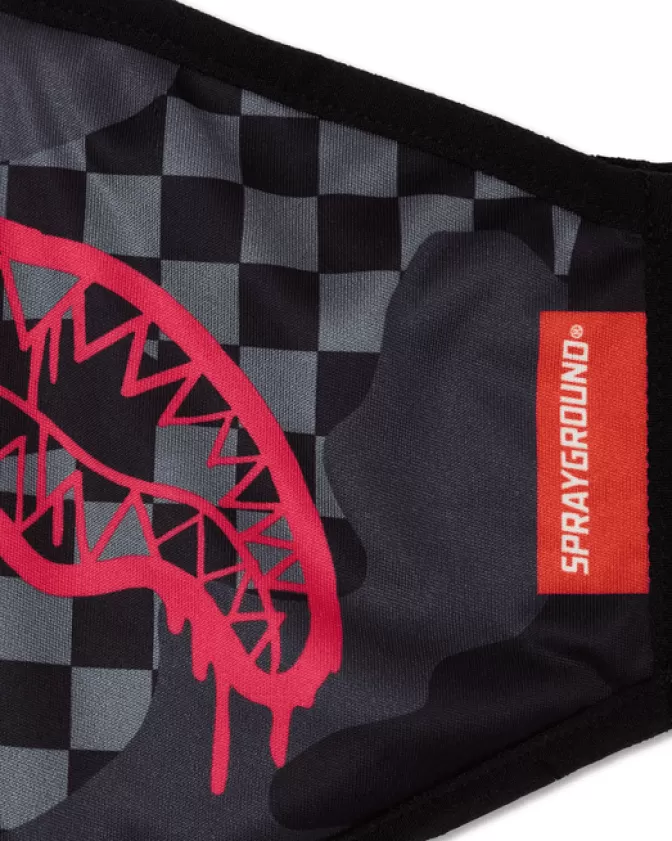 Sprayground 3AM: Trio Mascherine Stile Drip Rosa - Design Esclusivo per Protezione Stilosa