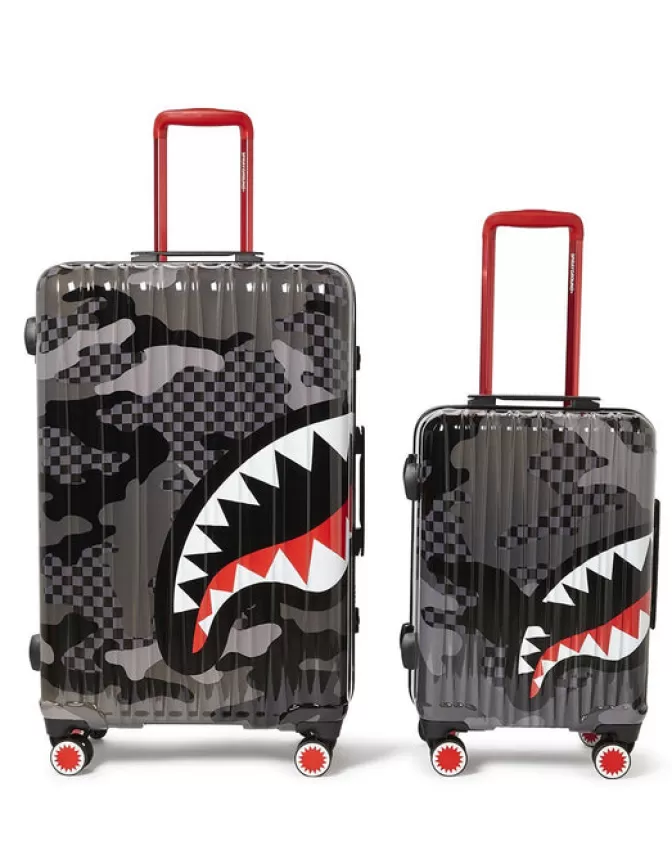 Sprayground Sharknautics 3AM: Set da Viaggio Completo con 3 Valigie Full-Size - Design Urban Futuristico