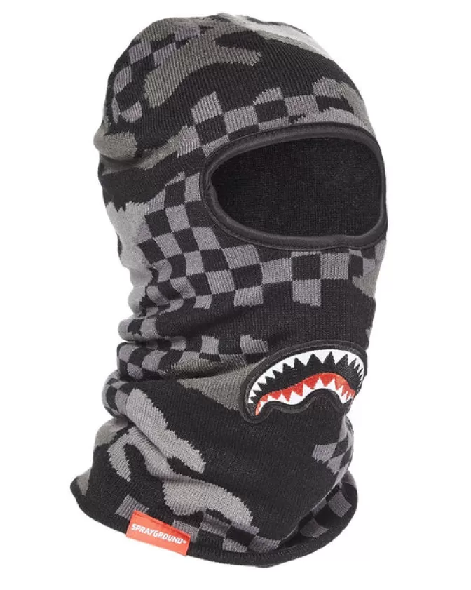 Sprayground Passamontagna Originali - Combo 3 pezzi con design 3AM edizione invernale, maschere termiche per sport estremi e stile urbano, garantiscono massimo calore e comfort durante le attività all'aperto.
