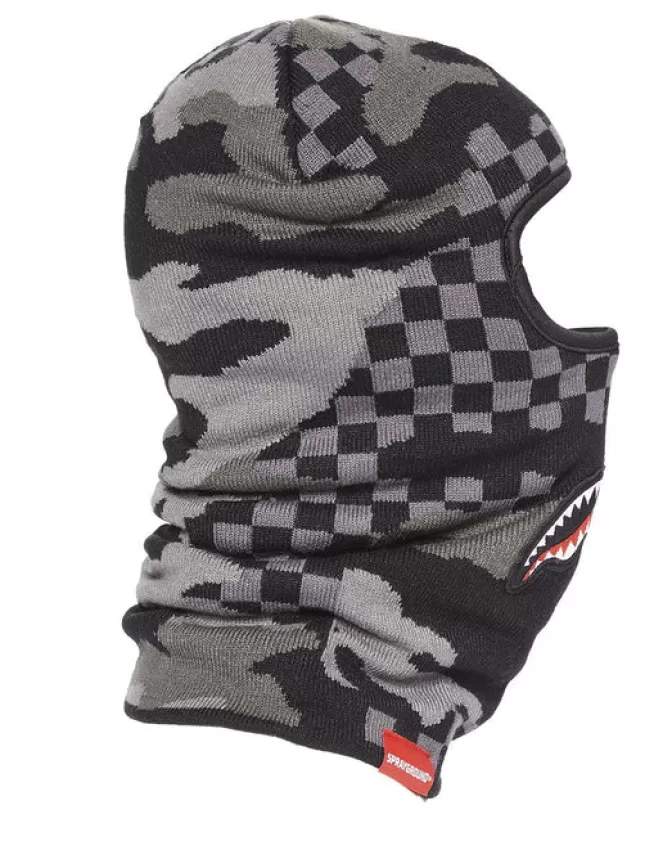 Sprayground Passamontagna Originali - Combo 3 pezzi con design 3AM edizione invernale, maschere termiche per sport estremi e stile urbano, garantiscono massimo calore e comfort durante le attività all'aperto.