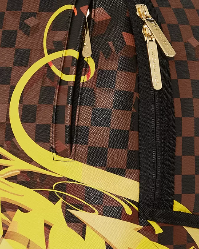 Sprayground Zaino Urbano con Graffiti 3D - Modello Esclusivo DLXV