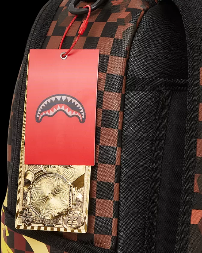 Sprayground Zaino Urbano con Graffiti 3D - Modello Esclusivo DLXV