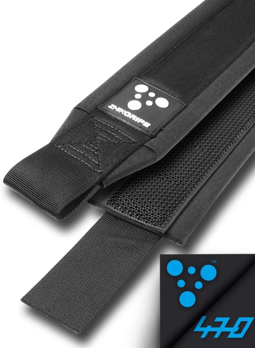 Cinturini Trekking Uomo Grip 470 II - Fascie Regolabili Resistenti per Escursionismo, Design Antiscivolo e Confortevole (Prezzo Conveniente)