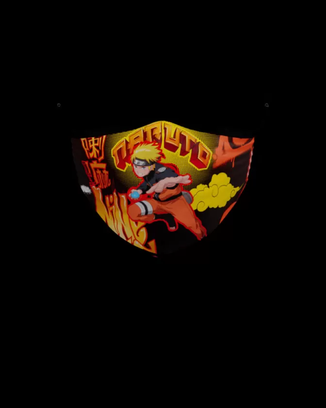 Mascherina Sprayground Stile Naruto per Adulti - Aderente e Confortevole con Design Esclusivo