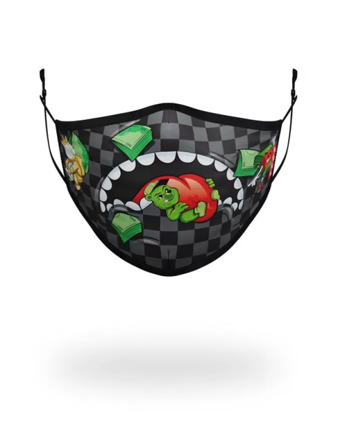 Sprayground Shark Squad - Mascherine Viso Adattabili per Adulti, Design Avvolgente e Stile Unico

(：、、，。，，。)