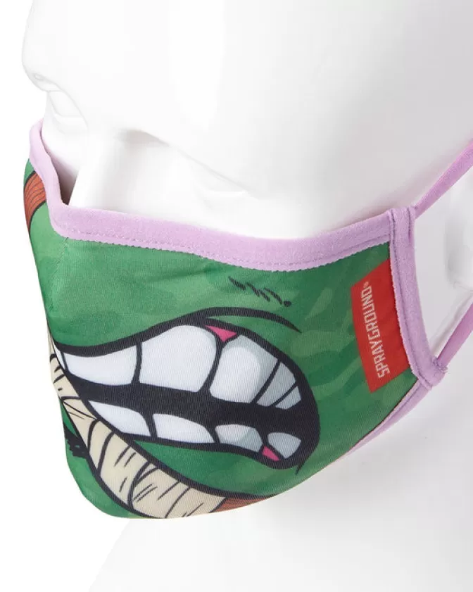 Sprayground | Mascherina Stile Donate­llo TMNT con Design Squalo - Adattamento Anatomico per Adulti