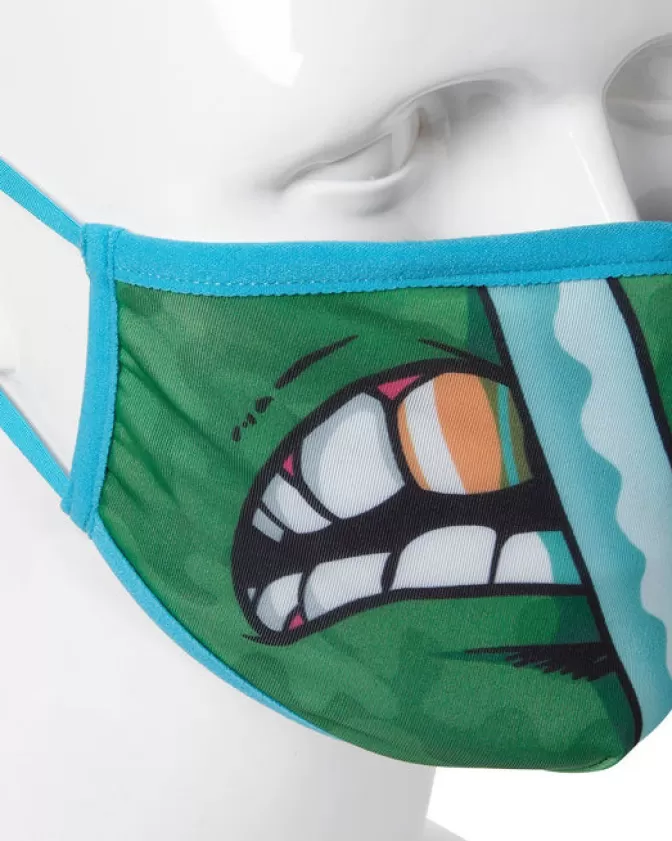 Sprayground – Mascherina Modellante per Adulti Leonardo Tartaruga Ninja Design Squalo | Copertura Confortevole & Stile Urbano