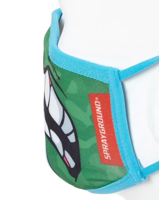Sprayground – Mascherina Modellante per Adulti Leonardo Tartaruga Ninja Design Squalo | Copertura Confortevole & Stile Urbano
