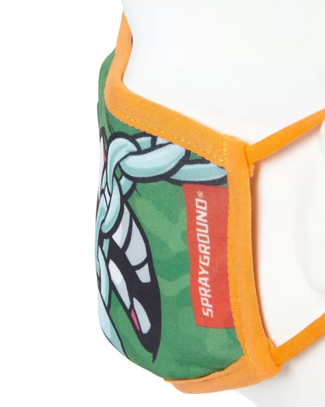Sprayground MASCHERINA ADULTI TMNT - EDIZIONE MICHELANGELO CON DESIGN DINAMICO A SQUALO | Copertura ergonomica modellante | Promozione Lampo Limitata

(：，，，。，，。)