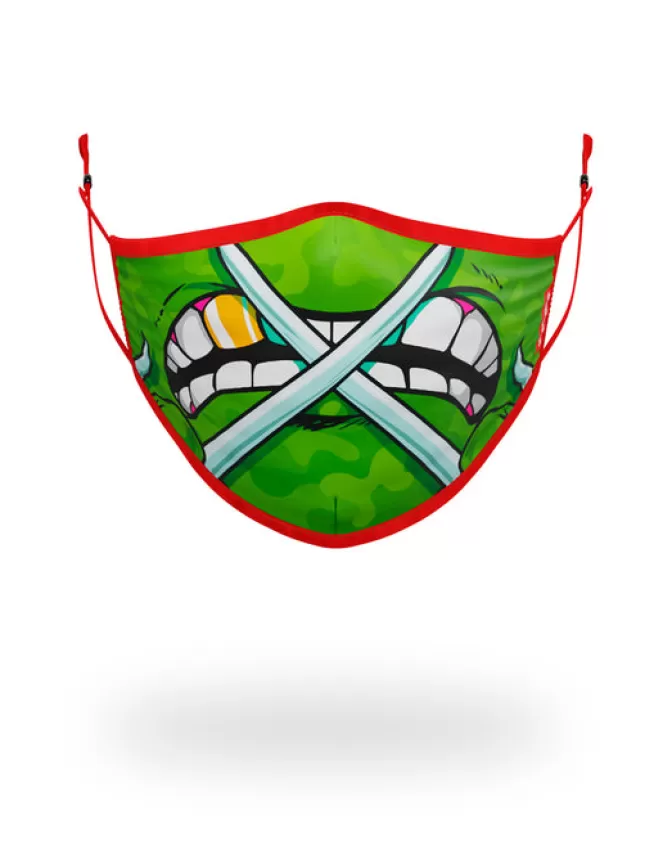 Maschera Comfortevole Sprayground per Adulti - Stile Raphael TMNT con Design Shark Fit e Fascia Regolabile, Edizione Limitata HOT
