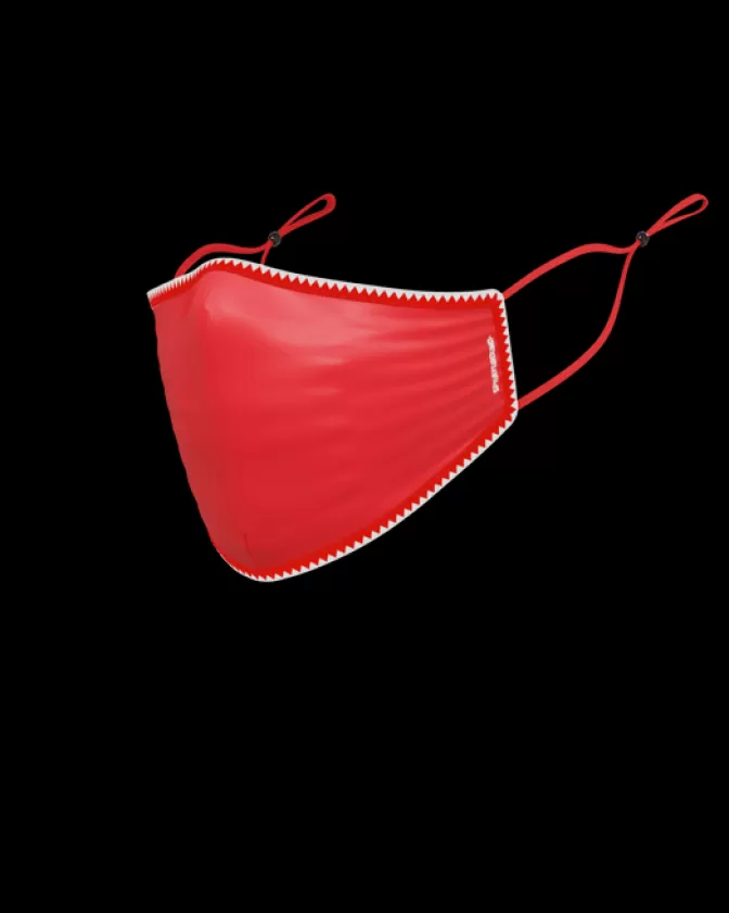 Mascherine Sprayground Edizione Speciale - Design Shark Verticale Rosso con Adattamento Anatomico (Versione Adulti)