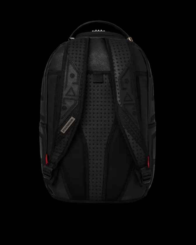 Zaino Sprayground Edizione Limitata - Design Africano Intelligente Serie 9 con Fioriture Sahariane, Compartimenti Multifunzionali per Scuola/Viaggi