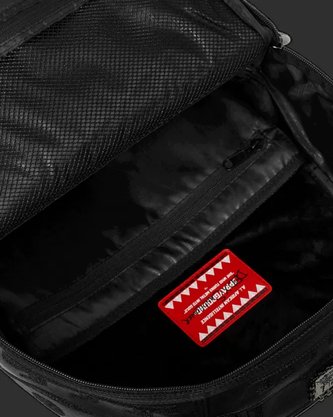 Zaino Sprayground Edizione Limitata - Design Africano Intelligente Serie 9 con Fioriture Sahariane, Compartimenti Multifunzionali per Scuola/Viaggi