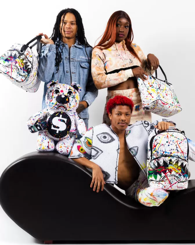Borse Sprayground – Tracolla Bagliore Notturno con Cristalli, Collezione Edizione Limitata per Stile Unico