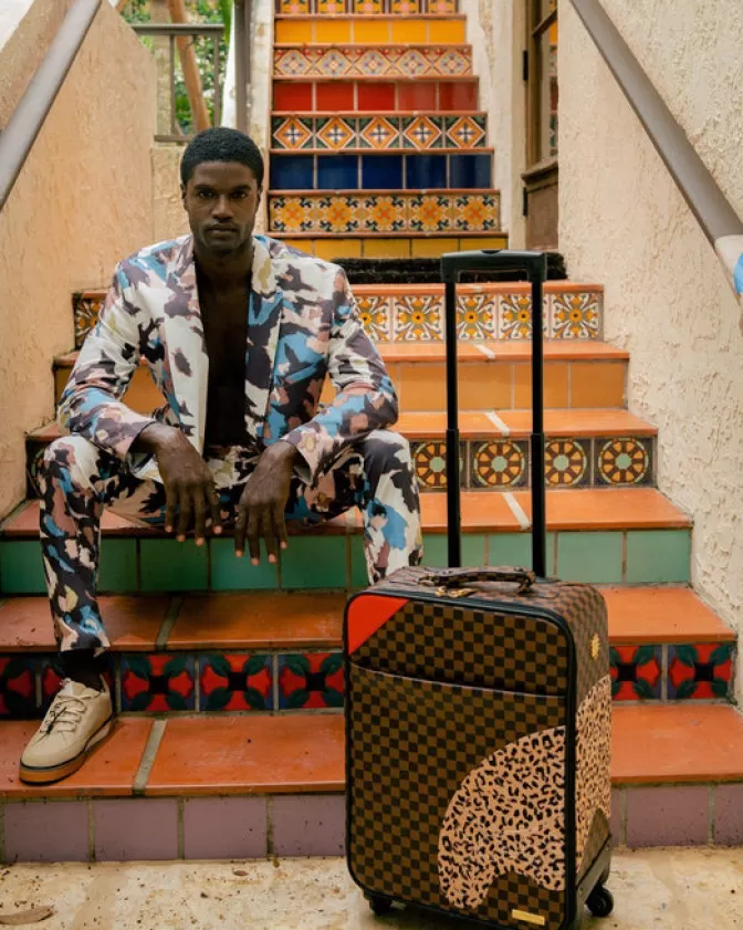 Sprayground Valigia Cabina Legacy A3 - Borsa da Viaggio Elegante per Jet Setter