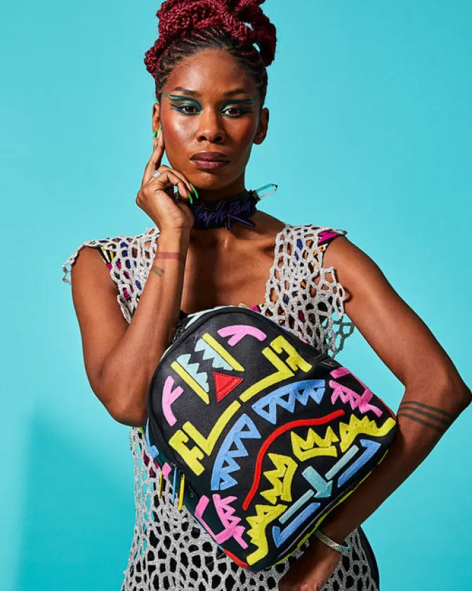 Zaino Sprayground Savage Futurista - Design Audace con Tecnologia A.I.4 per Esploratori Urbani, Stile Ribelle e Funzionalità Avanzata