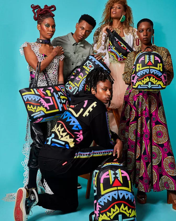 Zaino Sprayground Savage Futurista - Design Audace con Tecnologia A.I.4 per Esploratori Urbani, Stile Ribelle e Funzionalità Avanzata