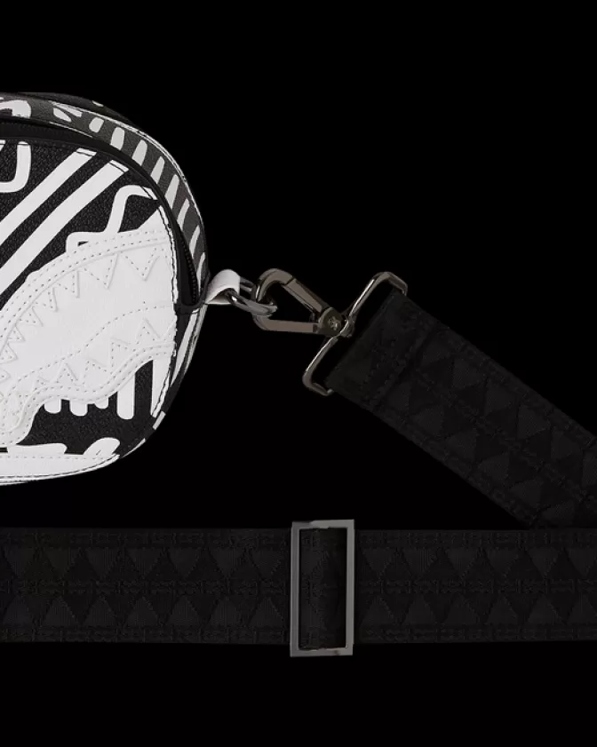 Sprayground Zaini a Tracolla | Borsa Crossbody Africana A.I.8 - Storia Originale con Design Tribale

(：