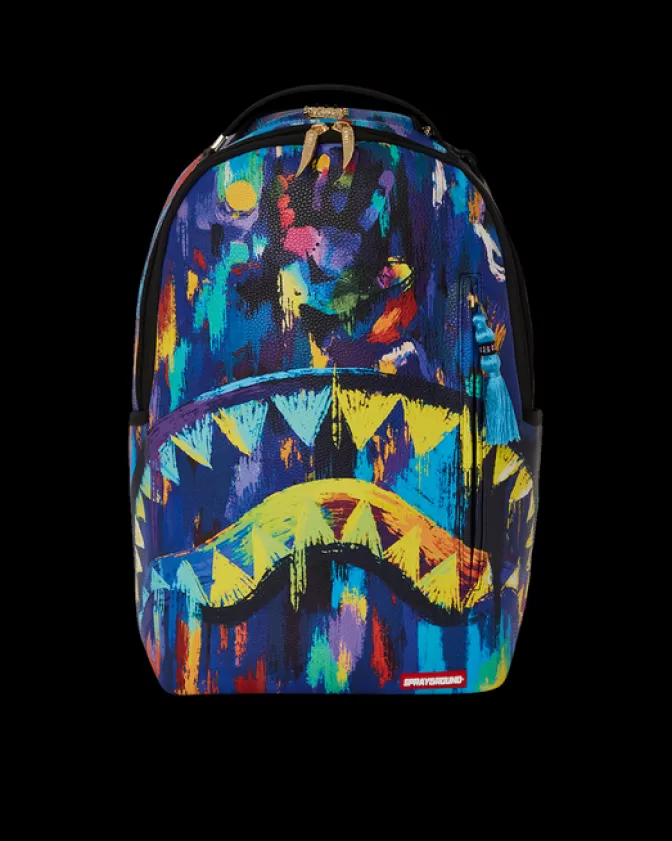 Zaino Sprayground Futuro Utopico con Tecnologia A.I.8 - Design Ispirato all'Intelligenza Africana (Modello DLXV)