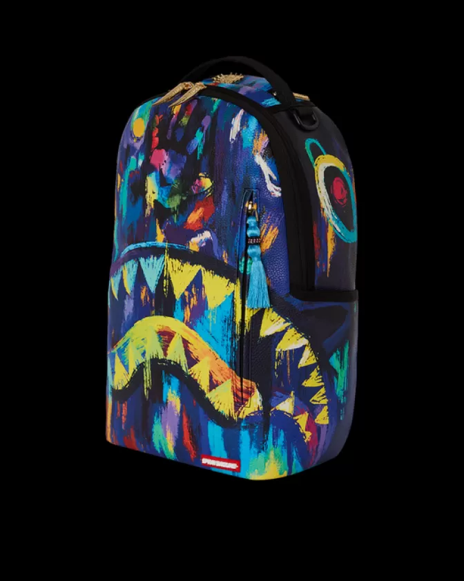 Zaino Sprayground Futuro Utopico con Tecnologia A.I.8 - Design Ispirato all'Intelligenza Africana (Modello DLXV)