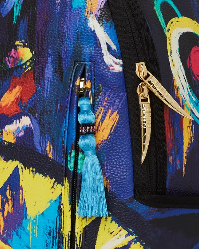 Zaino Sprayground Futuro Utopico con Tecnologia A.I.8 - Design Ispirato all'Intelligenza Africana (Modello DLXV)