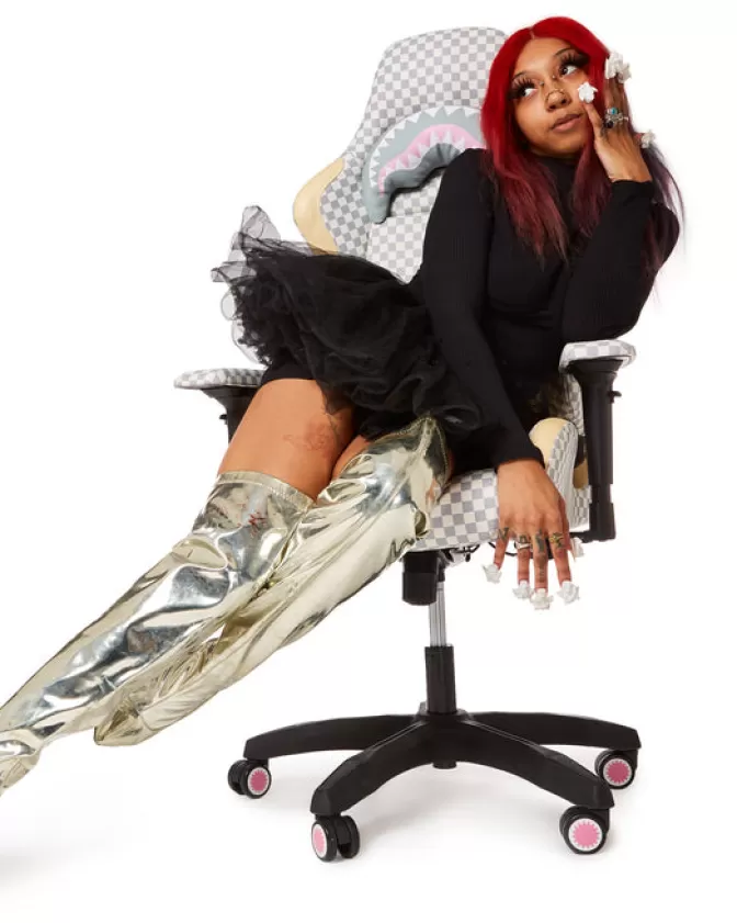 Poltrona Gaming Jetset 'Air to the Throne' - Edizione Limitata Esclusiva by Sprayground