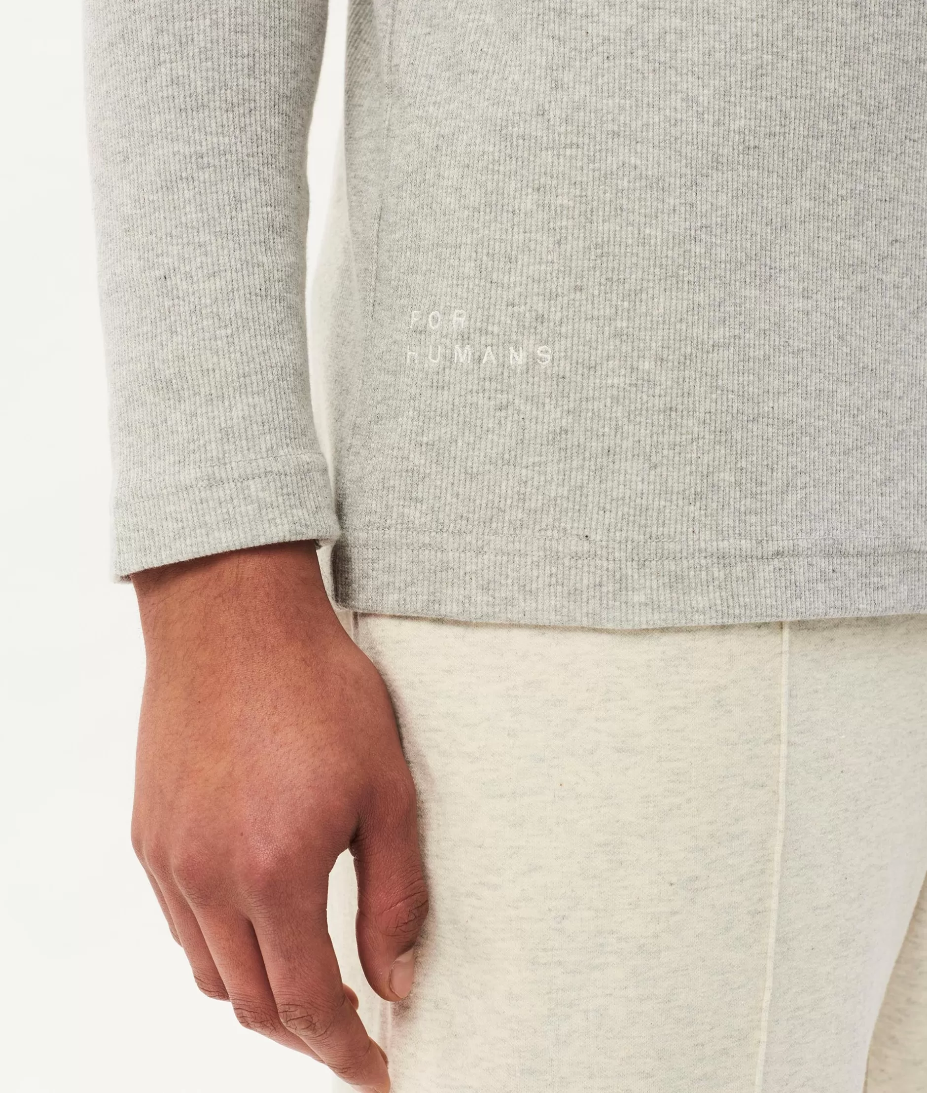 Maglia Confortevole in Jersey a Coste con Manica Lunga - Collezione 10DAYS per Uomo, Stile Casual di Alex