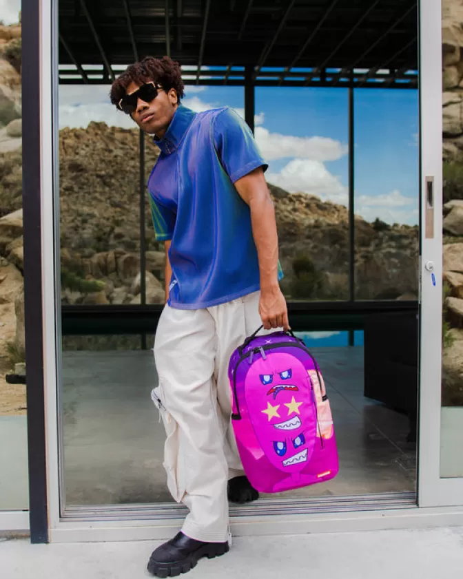 Zaino Sprayground Design Futurista - Stampa Alieni Extra-Large con Tema Spaziale