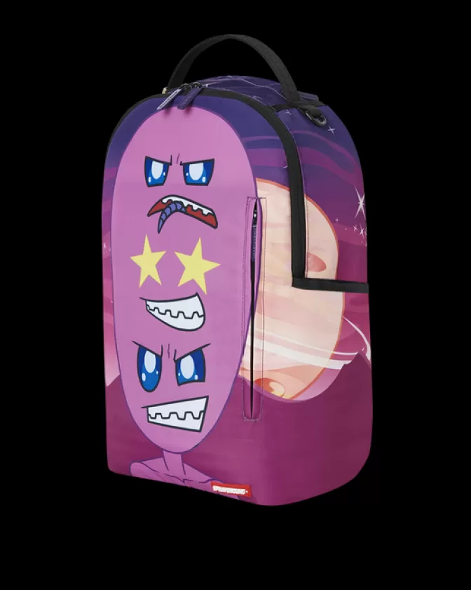 Zaino Sprayground Design Futurista - Stampa Alieni Extra-Large con Tema Spaziale