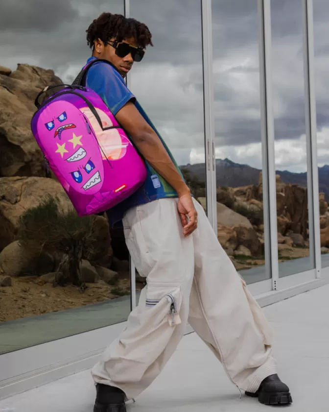 Zaino Sprayground Design Futurista - Stampa Alieni Extra-Large con Tema Spaziale