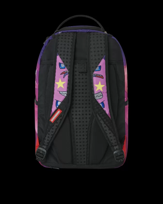 Zaino Sprayground Design Futurista - Stampa Alieni Extra-Large con Tema Spaziale
