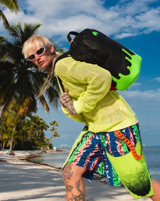 Zaino Sprayground Antigravità - Modello Verde Futuristico con Design Ergonomico (Codice DLXV)