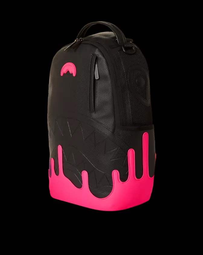 Zaino Sprayground DLXV - Design Anti-Gravità in Rosa Neon con Scompi Intelligenti