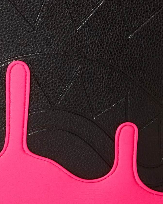 Zaino Sprayground DLXV - Design Anti-Gravità in Rosa Neon con Scompi Intelligenti