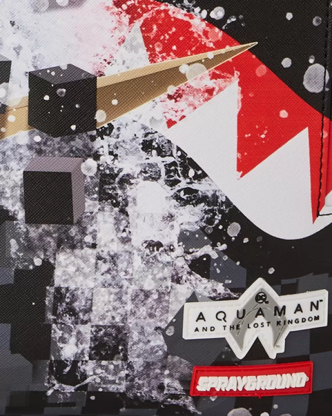 Zaino Sprayground Edizione Speciale - Tridente di Aquaman Design Futuristico Impermeabile

（：