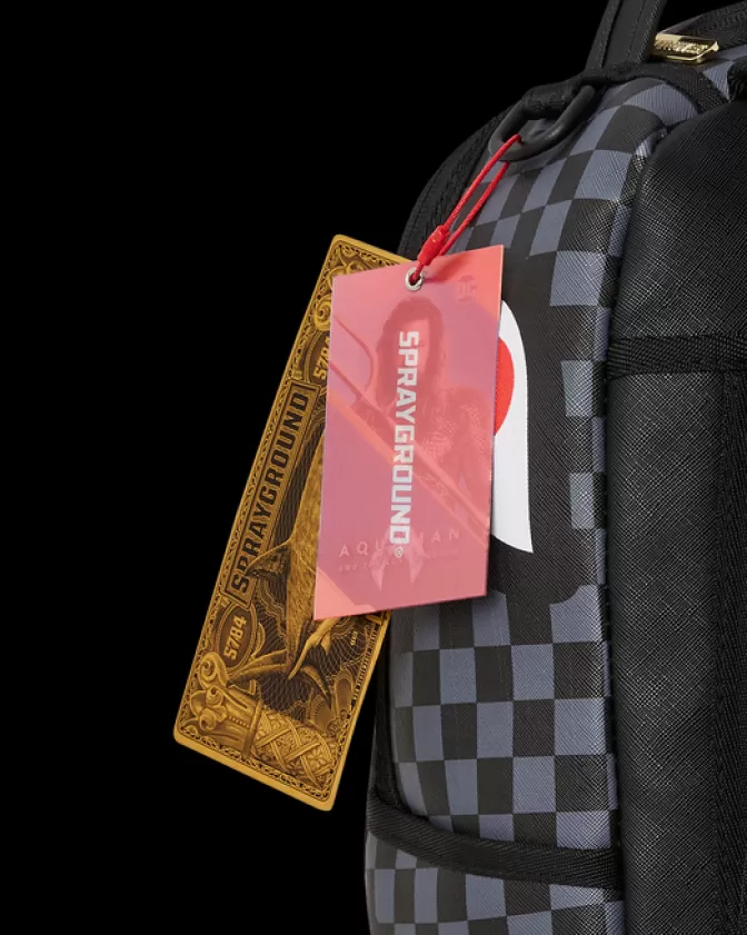 Zaino Sprayground Edizione Speciale - Tridente di Aquaman Design Futuristico Impermeabile

（：