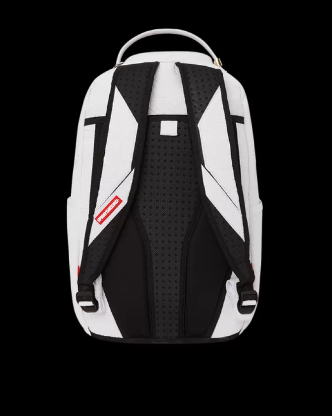 Zaino Sprayground Branco Artico - Design Futurista e Capienza Generosa (Modello DLXV)